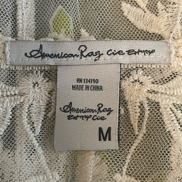 American Rag ladies 3/4 length sleeve lace kimono. NWOT - Picture 6 of 7